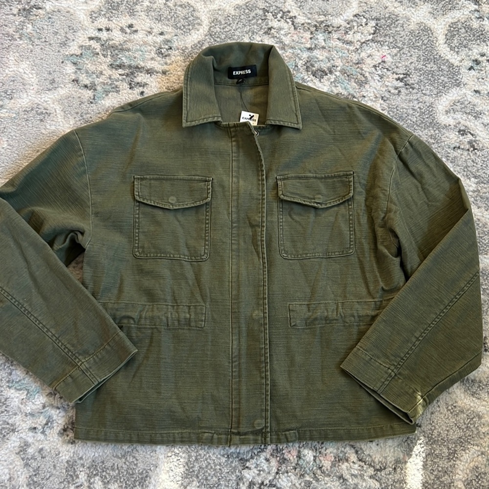 Express Olive Green Jacket